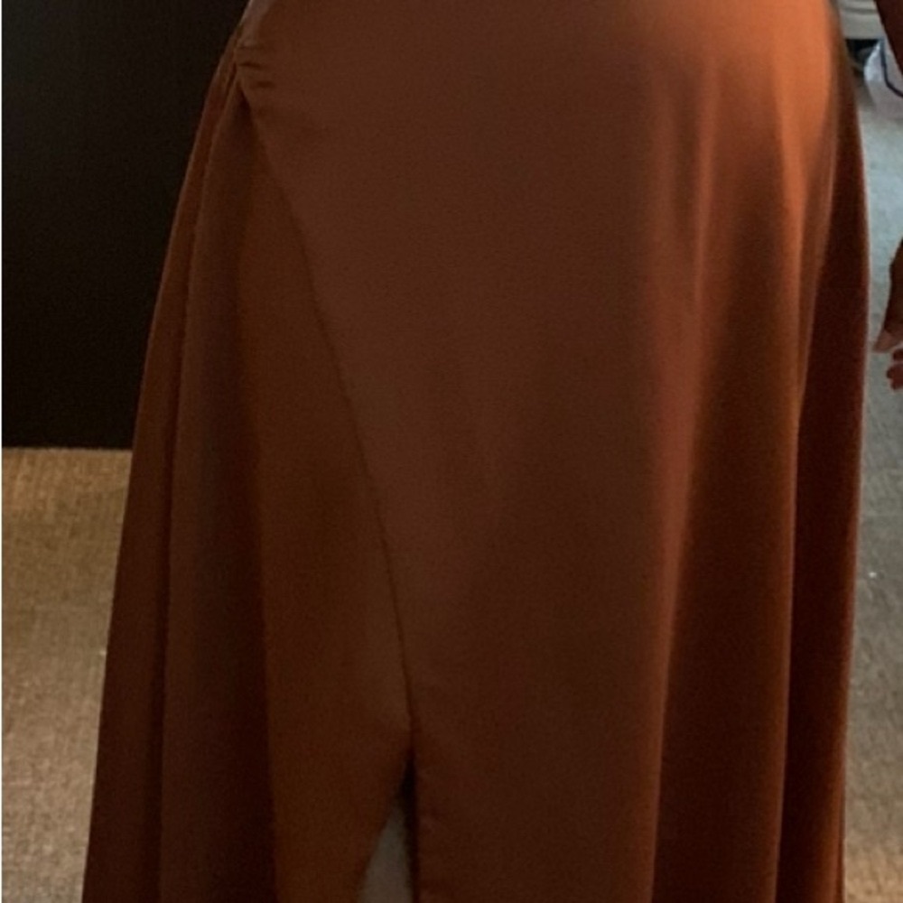 Elegant Chocolate Brown Women's Dress